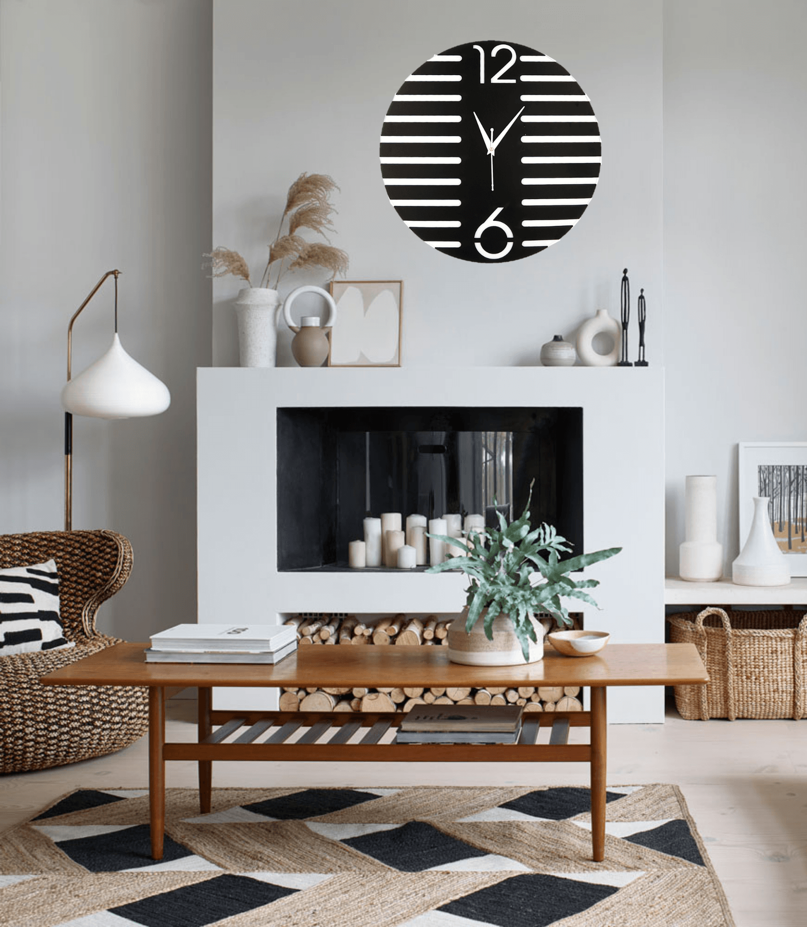 Wooden Silent Non-Ticking Wall Clock for Home Stylish Latest Designer Wall Clock for Home Living Room Bedroom Office Hall