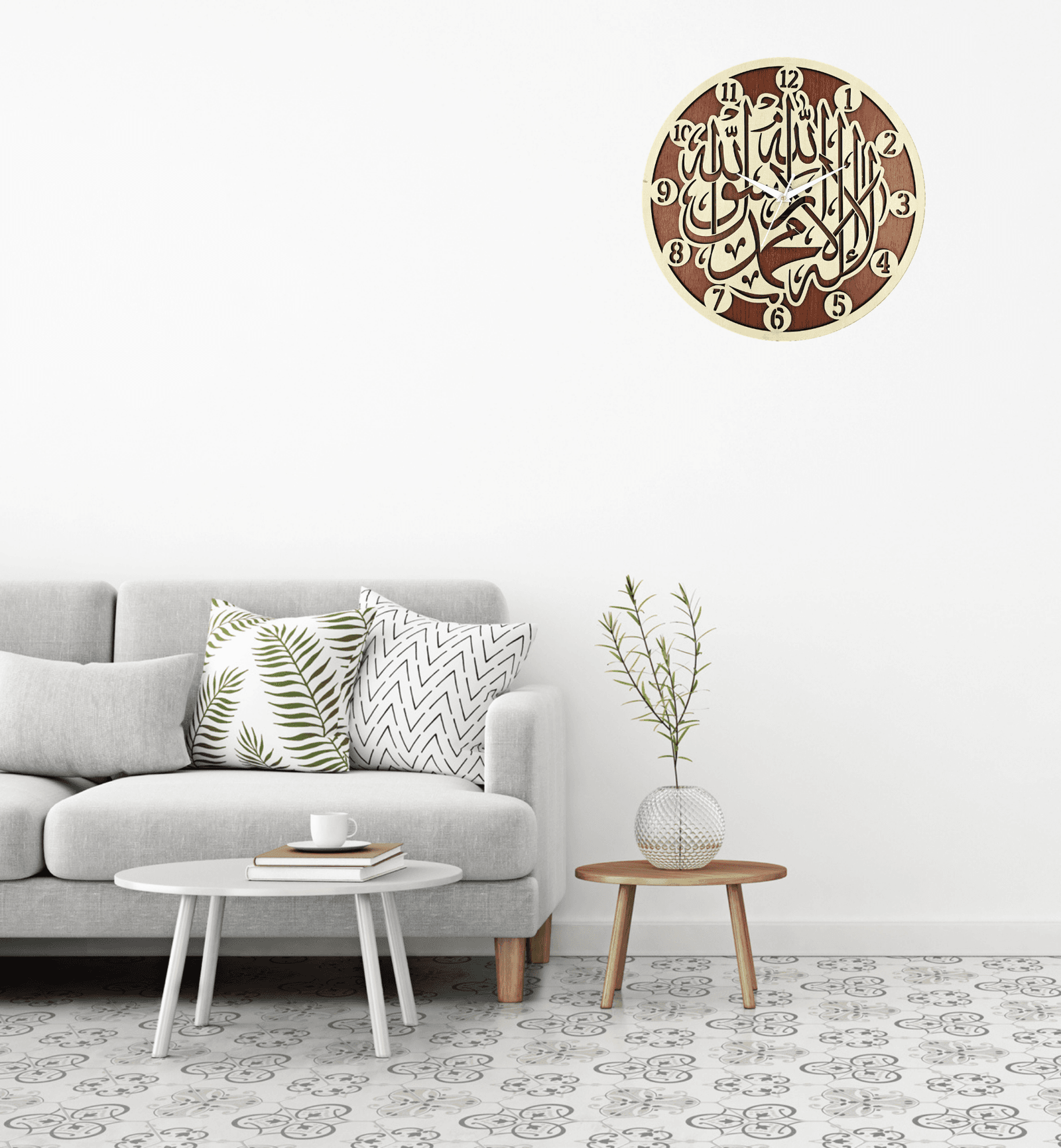 Wooden Silent Non-Ticking Wall Clock for Home Stylish Latest Designer Wall Clock for Home Living Room Bedroom Office Hall - Image 2