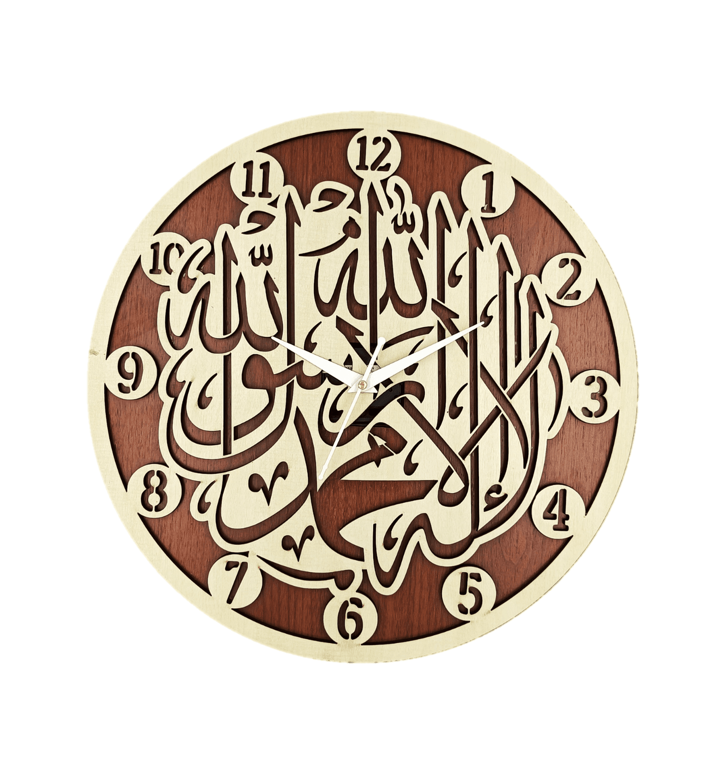 Wooden Silent Non-Ticking Wall Clock for Home Stylish Latest Designer Wall Clock for Home Living Room Bedroom Office Hall - Image 3